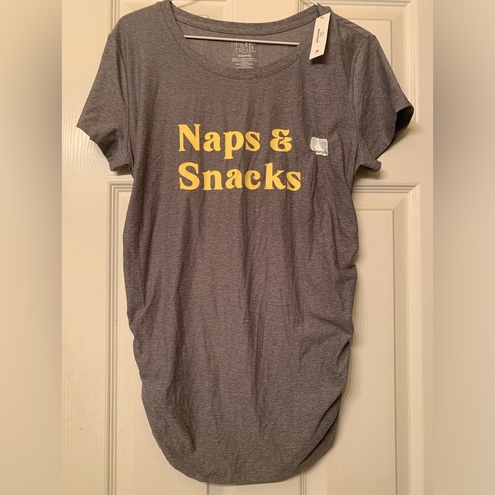 Time and Tru Gray Maternity T-Shirt Nrand New With Tags Size 4-6.